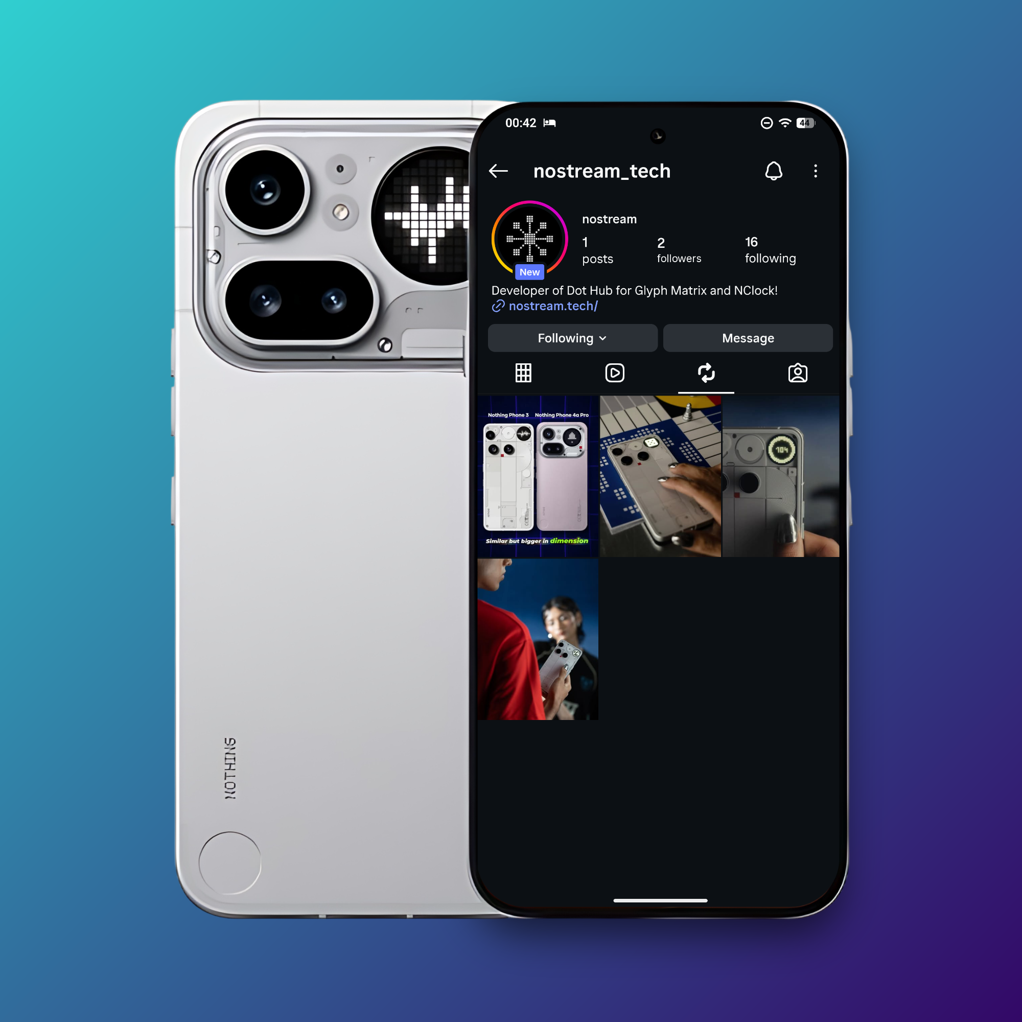 Click to follow @nostream_tech on Instagram